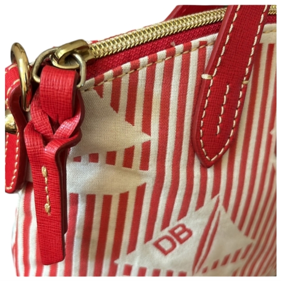 Dooney and Bourke Bitsy Sailboat Crossbody.  EUC Nautical Satchel - Picture 2 of 8